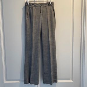 Banana Republic High Quality Black & White Tweed Wool Lined Dress Pants